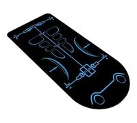 Tapis à roulettes, tapis de genou, surfaces antidérapantes, soutien abdominal, isolation phonique, coussin confortable, grande taille, utilisation polyvalente, genouillères pour salle de sport à
