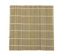 Tapis à sushis de cuisine, 24 x 24 cm et 27 x 27 cm, lot de 1 outil de fabrication de sushis à faire soi-même pour Maki et Onigiri, préparation de boules de riz antiadhésif propre pour cuisiniers à