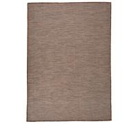 Tapis à Tissage Plat d'Extérieur 200x280 cm Motif de Feuille Jardin vidaXL