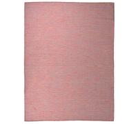 Buitenkleed platgeweven 80x250 cm rood340821