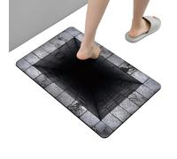 Tapis À Trous 3D - Tapis À Trous 3D, Paillasson Antidérapant À Séchage Rapide Avec Illusion D'optique | Ţapis De Sol Pour Décoration D'Halloween Thanksgiving | Ťapis En Fibre De Polyester Pour L'entré