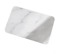 Tapis absorbant en pierre de diatomite de 40 x 30 cm pour cuisine pour salle de bain, séchage à vaisselle avec absorption rapide de l'humidité (blanc)