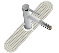 Tapis Absorbant Pour Robinet - Protecteur D'évier En Silicone, Protection Contre Les Éclaboussures Du Robinet De Vidange, Plateau Porte-savon, Collecteur De Gouttes De Comptoir | Tapis D'évier De Cuis