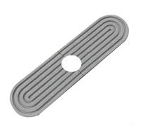 Tapis absorbant pour robinets de cuisine, protection contre les éclaboussures de terre de diatomée pour une maison plus propre (gris)