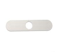Tapis absorbant pour robinets de cuisine, protection contre les éclaboussures en terre de diatomée pour une maison plus propre (blanc)