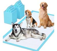 Tapis absorbants de 80 x 120 cm pour animaux domestiques, 40 pièces pour l'entraînement de chiens et de gros chiens, design à 6 couches à test de fuite avec surface à séchage rapide (80 x 120 cm 40