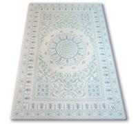 Tapis ACRYLIQUE MIRADA 5409 Bleu blanc 120x180 cm