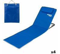 Tapis Actif Inclinable 147 x 55 x 48 cm PVC 600D bleu acier éponge (4 pièces)