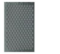 Tapis Acupression avec Tapis applicateur de tapis Yoga d'acupression, coussin Massage corporel avec pointes, oreiller masseur pieds, Fitness(Grey Mat)