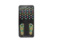 Tapis Acupression avec Tapis de Massage des pieds, coussin marche, soins relaxation(35CM x 70CM)