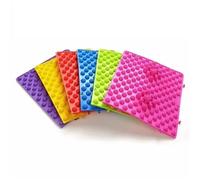 Tapis Acupression Tapis de Massage des pieds en Silicone Durable, 3/6 pièces, for course à pied, Yoga, entraînement, plaque pression épaisse for les orteils(3pcs random)