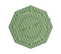 Tapis Acupression Tapis rond de Massage de pied de jogging de conseil d'acupression fonctionnant en Place pression d'orteil | Green