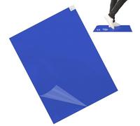 Tapis Adhésif 30 Feuilles Polyéthylène Haute Viscosité PVC | Paillasson en Fibre de Coco, pour Chaussures et Roues de Chariot, Usage Entrée et Office, Retrait sans Trace