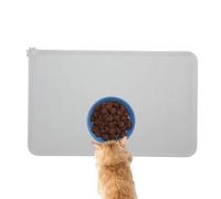 Tapis Alimentaire pour Chien et Chat - Tapis d'alimentation avec Bords Hauts - en Silicone - Ne Glisse Pas - Imperméable - Plus Lourd et épais - Petit Accessoire pour Animaux