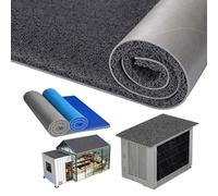 Tapis Anti-Bruit De Pluie 15mm Épais Pour Auvent, Climatiseur, Coussin Amortissante Acoustique Ignifuge Isolant Pour Toits Toiture En Métal,Avec Dos PVC Anti-Dérapant,Imperméable(Gray,60x500cm)