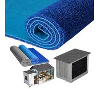 Tapis Anti-Bruit De Pluie 15mm Épais Pour Auvent, Climatiseur, Coussin Amortissante Acoustique Ignifuge Isolant Pour Toits Toiture En Métal,Avec Dos PVC Anti-Dérapant,Imperméable(Blue,60x100cm)