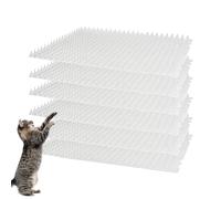 Tapis Anti-Chat avec Pointes, 6 Tapis Répulsifs pour Chat Chien, Anti Chat Repousse Tapis Anti Chien avec Epine, Barriere Anti Chat Exterieur pour Jardin, Clôtures,Canapé