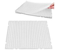 Tapis Anti-Chat avec Pointes Empêcher Les Animaux de S'approcher,8PCS 42x34cm Tapis Anti-Chat d'Epine Grille de Jardin Anti Chiens pour Les Jardins Intérieurs et Extérieurs (Blanc)