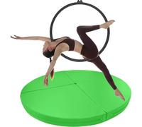 Tapis anti-crash pour pole dance - Tapis en mousse pliable pour cerceau aérien - Tapis rond de sécurité pour studios de danse, maison, bars et salle de sport
