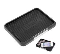 Tapis Anti-Dérapant pour Téléphone en Silicone - Mat Antidérapant Gel pour Voiture, Dash, Lunettes de Soleil, GPS, Clé, Portable (Noir)