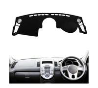 Tapis Anti-dérapants Tapis Couverture Tableau Bord AM Pare-Soleil D'instrument Intérieur Voiture Compatible avec Kia pour Soul 2009 2010 2011 2012 2013(Right Hand Drive,Black Edge)