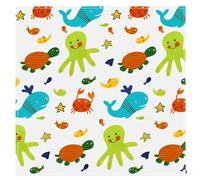 Tapis Anti Éclaboussures, Imperméable, Imprimé Dessin Animé Pratique Pour Bébé, Portable, Antidérapant, Lavable, Pour Chaise Haute, Accessoires D'alimentation, Protecteur De Sol