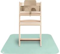 Tapis Anti-Éclaboussures Mushie 108x108 Cm Imperméable, Léger, Durable, Sans Bpa Parfait Pour Chaise Haute, Attrape-Miettes, Et Diversification Alimentaire Bébé (Rainbows)