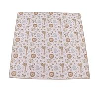 Tapis Anti-éclaboussures, Tapis de Chaise Haute pour Sol Lavable, Portable, Nappe d'alimentation au Sol pour Pique-nique, Motif Animal de Dessin animé, Tapis de Déversement