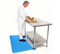 Tapis Anti-Fatigue Industriel pour la Maison et la Cuisine, en Caoutchouc, 2,5 x 133 cm d'épaisseur, Confortable pour Travailler, Garage, Cuisine et u