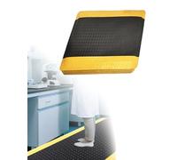 Tapis Anti-Fatigue industriels Robustes de qualité Commerciale, à Plaque diamantée, ergonomiques for Travailler Debout dans Les secteurs Commercial et Industriel.(90X140CM)