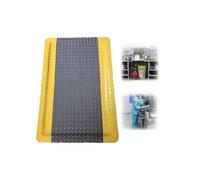 Tapis anti-fatigue pour le travail debout, design ergonomique avec surface en diamant pour un confort amélioré, idéal pour une utilisation industrielle et sur le lieu de travail