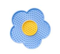 Tapis anti-fuite pour chat - Tapis anti-fuite pour chat - Coussin anti-fuite en forme de fleur en silicone - Jouet pour animaux de compagnie - Pour les occuper - Couper les ongles, se baigner -