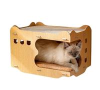 Tapis anti-griffures pour chat portable recyclable 2 en 1, matériaux recyclés naturels sans danger pour les griffes, design avec texture anti-rayures, tapis réversible P