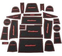 Tapis Anti-poussière Antidérapante pour Ford Ecosport 2018-2020, Porte Intérieure Tasse Boîte de Bras Tapis de Stockage Accessoires