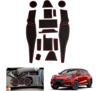 Tapis Anti-poussière Antidérapante pour Ford Puma St Line 2020-2024, Porte Intérieure Tasse Boîte de Bras Tapis de Stockage Accessoires