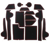 Tapis Anti-poussière Antidérapante pour Kia K7 Cadenza 2020 2021 2022, Porte Intérieure Tasse Boîte de Bras Tapis de Stockage Accessoires