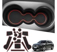 Tapis Anti-poussière Antidérapante pour VW Tiguan MK2 2016+, Porte Intérieure Tasse Boîte de Bras Tapis de Stockage Accessoires