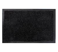 Tapis anti-poussière noir - Tapis de hall d’entrée ou d’extérieur, Noir , 80 x 120 cm