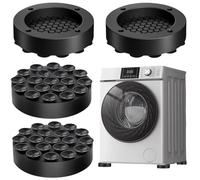 Tapis Anti-vibration pour Machine à Laver, 4pcs Pied Anti Vibration Machine a Laver,Patins Anti Vibration Lave Linge,Patin Caoutchouc Antibruit Pied Machine a Laver,Tampons À Pied Machine À Laver