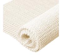 Tapis Antidérapant 100 x 125 cm Antidérapant Doublure de Rembourrage de Tapis Stopper pour Maison Bureau Voitures Cuisine Salle de Bains, Blanc cassé