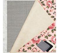 Tapis Antidérapant 120 x 170 cm Réutilisable et sans Odeur, Découpable, Lavable, Taille Personnalisable, Tapis Universel Antidérapant pour Tous Types de Sols, Gris Brun