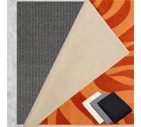 Tapis Antidérapant 120 x 170 cm Réutilisable et sans Odeur, Découpable, Lavable, Taille Personnalisable, Tapis Antidérapants pour pour Tous Types de Sols, Noir