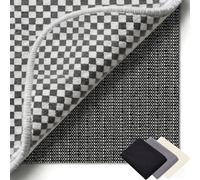 Tapis Antidérapant 120 x 170 cm Réutilisable et sans Odeur, Découpable, Lavable, Taille Personnalisable, Tapis Antidérapant Universel pour Tous Types de Sols, Noir