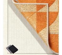 Tapis Antidérapant 120 x 170 cm Réutilisable et sans Odeur, Découpable, Lavable, Taille Personnalisable, Anti Glisse Tapis Polyvalent pour Tous Types de Sols, Blanc