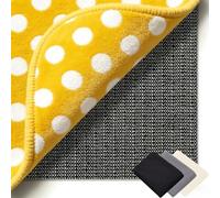 Tapis Antidérapant 120 x 170 cm Réutilisable et sans Odeur, Découpable, Lavable, Taille Personnalisable, Tapis de Coussin de Sol Imperméable pour Tous Types de Sols, Noir