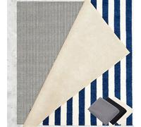 Tapis Antidérapant 125 x 270 cm Réutilisable et sans Odeur, Découpable, Lavable, Taille Personnalisable, Tapis Antidérapant Découpable Universal pour Tous Types de Sols, Gris Brun