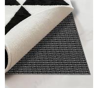Tapis Antidérapant 50 x 110 cm sans Trace Antidérapant Tapis de Protection Réutilisable et Lavable pour Tapiss sous pour Tiroirs Étagères Plateau Moquette, Noir