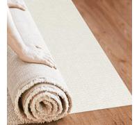 Tapis Antidérapant 80 x 185 cm sans Trace Antidérapant PVC Tapis Anti Dérapant Découpable Multifonctionnel pour Matelas Canapé Chaises Coussin Voiture, Blanc cassé