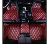 Tapis Antidérapant Auto Tapis De Sol De Voiture Personnalisés pour Jeep pour Wrangler Auto Carpets Foot Coche Accessoire Tapis Auto(Bordeaux,2007-2017 2Doors)