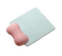 Tapis antidérapant avec poignet en silicone souple pour de longues heures d'utilisation d'ordinateur au bureau ou à la maison Tapis de souris en silicone